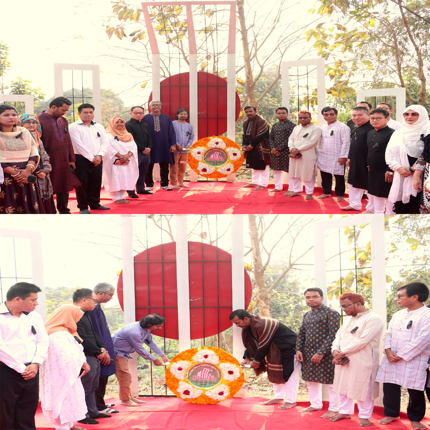 রাবিপ্রবিতে মহান শহীদ দিবস ও আন্তর্জাতিক মাতৃভাষা দিবস ২০২৫ পালিত